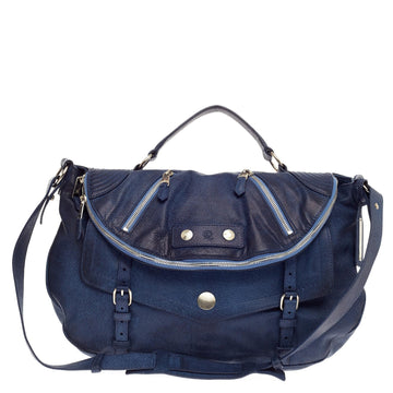 Alexander McQueen Faithful Convertible Messenger Leather