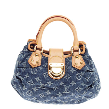 Louis Vuitton Pleaty Denim Small