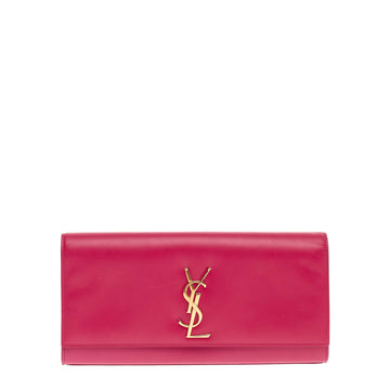 Saint Laurent Classic Monogram Clutch Leather