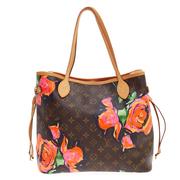 Louis Vuitton Neverfull Limited Edition Monogram Canvas Roses MM
