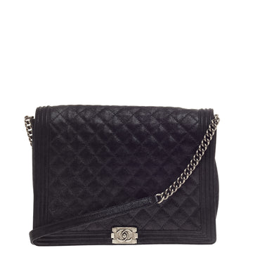 Chanel Boy Flap Gentle Quilted Goatskin XL