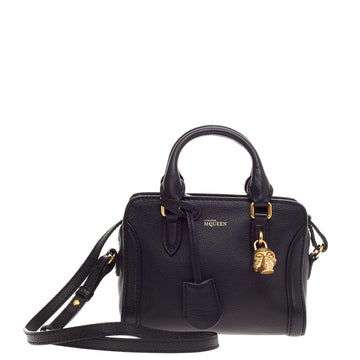 Alexander McQueen Padlock Zip Around Tote Leather Small