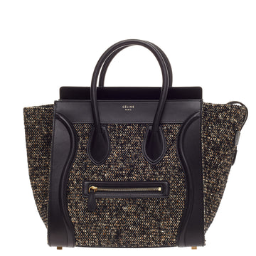 Celine Luggage Tweed Medium