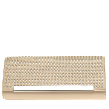 Saint Laurent Lutetia Flap Clutch Studded Leather