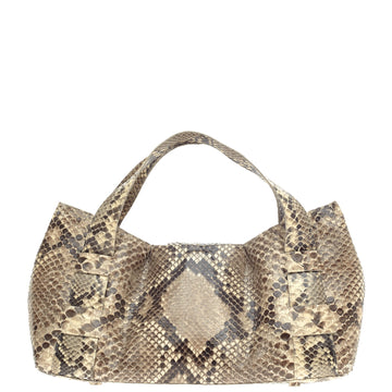Nancy Gonzalez Top Flap Shoulder Bag Python Medium