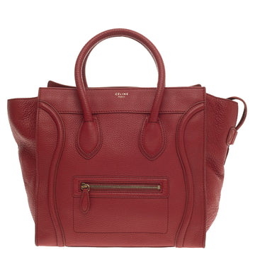 Celine Luggage Grainy Leather Mini
