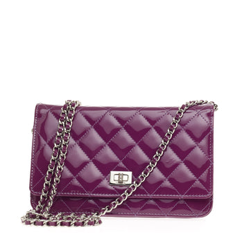 Chanel Reissue Wallet on Chain Quilted Patent