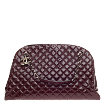 Chanel Just Mademoiselle Quilted Patent Maxi