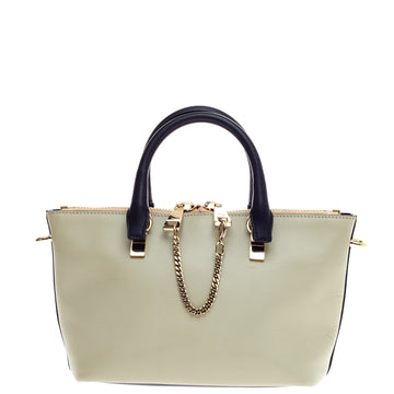 Chloe Bicolor Baylee Satchel Leather Mini