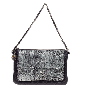 Chanel Mineral Nights Flap Evening Bag Metallic and Quilted Leather