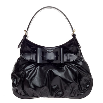 Gucci Queen Hobo Dialux Coated Canvas Medium