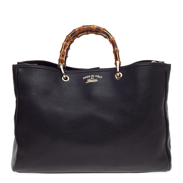 Gucci Bamboo Shopper Tote Leather Large