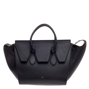 Celine Tie Knot Tote Smooth Leather Small