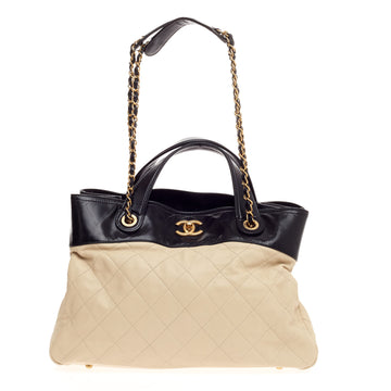 Chanel In The Mix Shopping Bag Quilted Calfskin Large