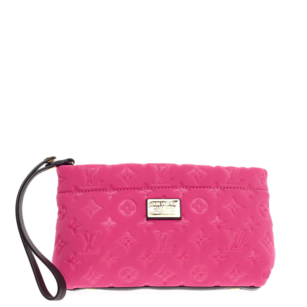 Scuba Clutch Monogram Embossed Neoprene