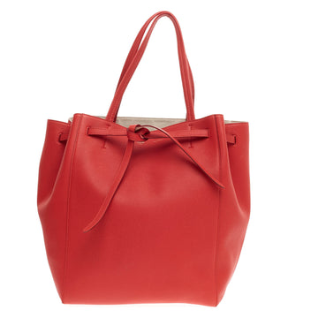 Celine Phantom Tie Cabas Tote Leather Small