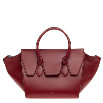 Celine Tie Knot Tote Smooth Leather Mini