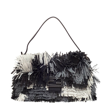 Fendi Fringe Baguette Leather Medium