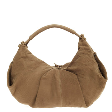 Bottega Veneta Knot Ruched Hobo Nubuck Large