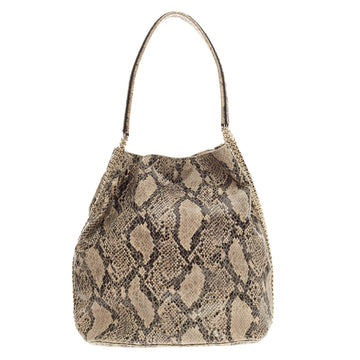 Stella McCartney Boo Hobo Faux Snakeskin