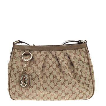 Gucci Sukey Crossbody Messenger GG Canvas Medium
