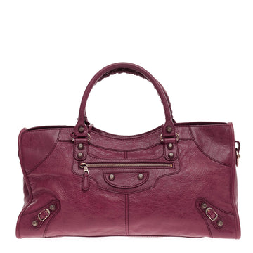 Balenciaga Part Time Giant Studs Leather