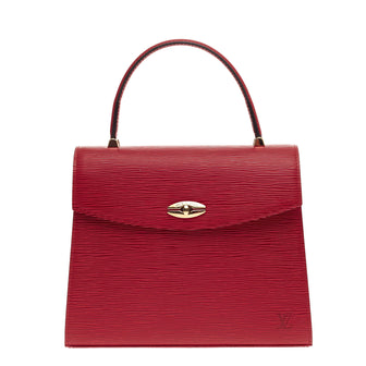 Louis Vuitton Vintage Louis Vuitton Malesherbes Red Epi Leather