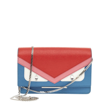 Fendi Monster Wallet On Chain Leather