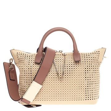 Chloe Baylee Satchel Perforated Leather Medium