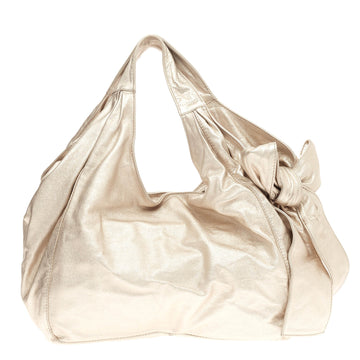 Valentino Nuage Bow Hobo Leather Large