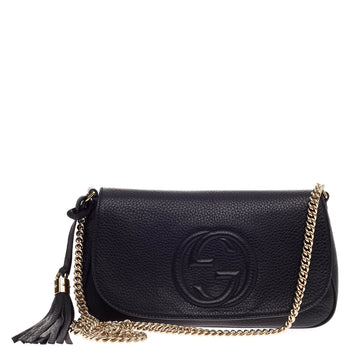 Gucci Soho Chain Strap Crossbody Leather Medium