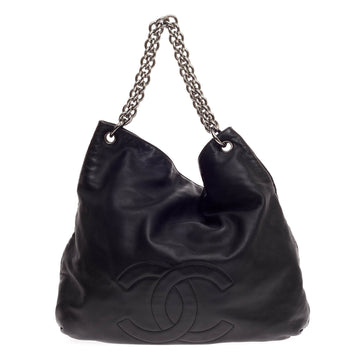 Chanel Soft and Chain Hobo Leather Large