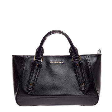 Burberry Somerford Convertible Tote Patent Medium