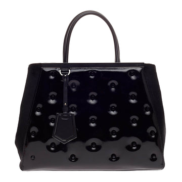 Fendi 2Jours Tufted Patent and Calf Hair Medium