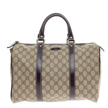 Gucci Joy Boston GG Coated Canvas Medium