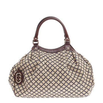 Gucci Sukey Tote Diamante Canvas Medium