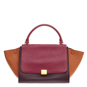 Celine Tricolor Trapeze Leather Medium