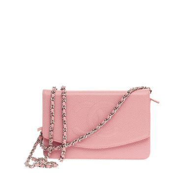 Chanel Timeless Wallet on Chain Caviar