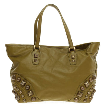 Burberry Nickie Tote Studded Leather Medium