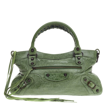 Balenciaga First Classic Studs Leather