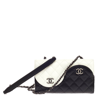 Chanel Yin Yang Double CC Flap Quilted Lambskin Small
