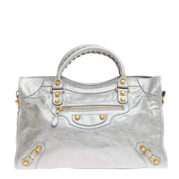 Balenciaga City Giant Studs Leather Medium