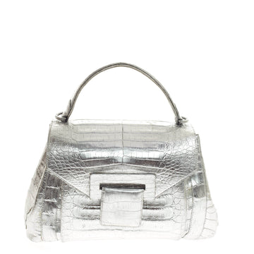 Nancy Gonzalez Flap Pocket Bag Crocodile Large