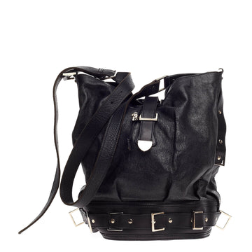 Alexander McQueen Belted Bucket Leather