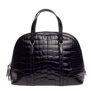 Gucci Nice Top Handle Bag Crocodile Small