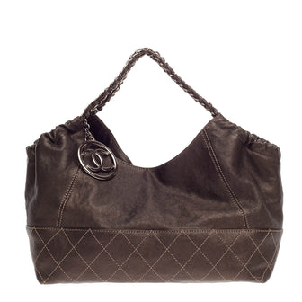 Chanel Coco Cabas Quilted Leather Baby
