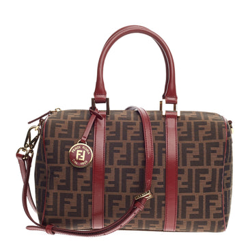 Fendi Boston Zucca Canvas Small