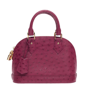 Louis Vuitton Alma Ostrich BB