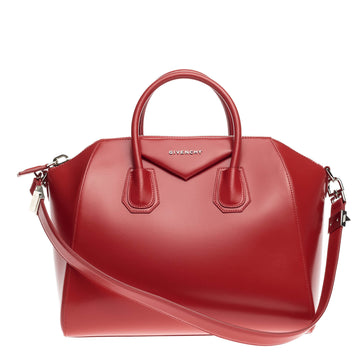 Givenchy Antigona Bag Glazed Leather Medium
