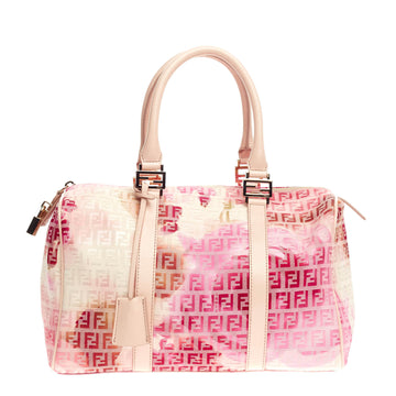 Fendi Boston Zucca Canvas Small